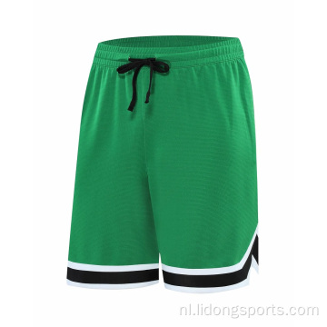 Ademvolle heren basketbal shorts heren workout shorts